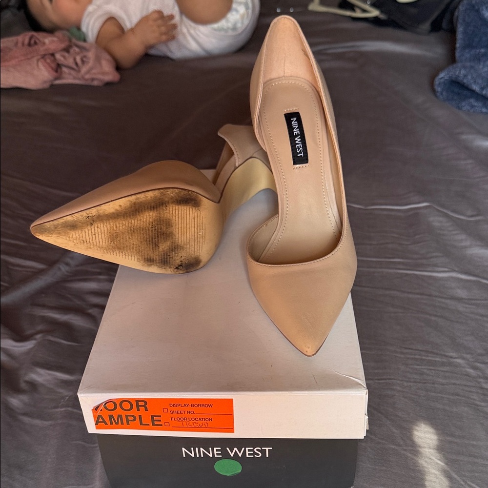 Nine West Nude Heels